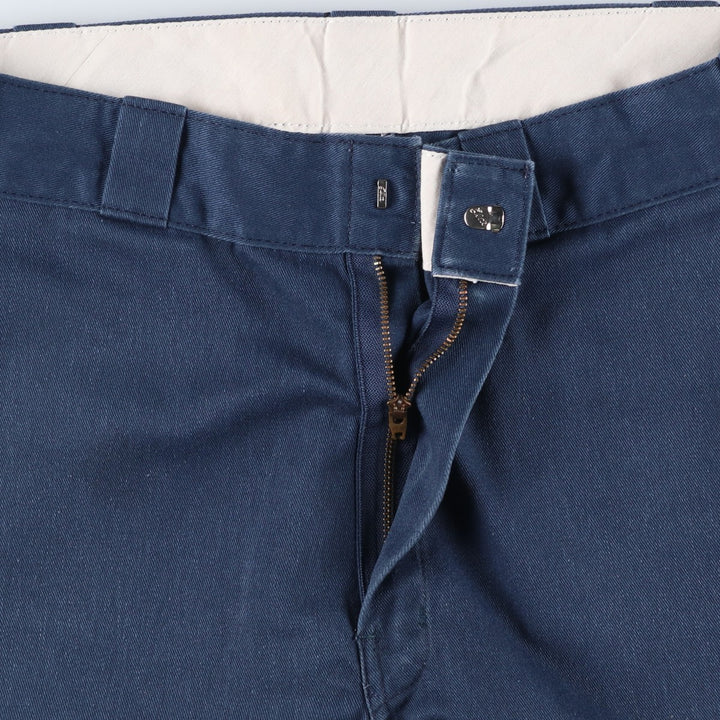 Dickies Work Shorts, Half Pants, Men's, W32 equivalent polyester navy blue type Vintage Second Hand