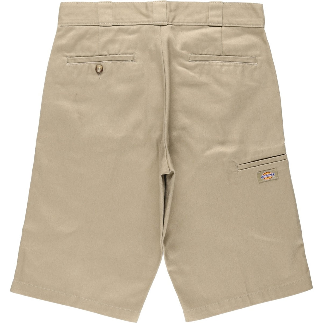 Dickies Work Shorts, Half Pants, Men's, W33 equivalent polyester Beige type Vintage Second Hand