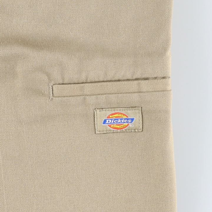 Dickies Work Shorts, Half Pants, Men's, W33 equivalent polyester Beige type Vintage Second Hand