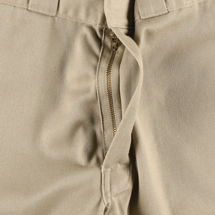 Dickies Work Shorts, Half Pants, Men's, W33 equivalent polyester Beige type Vintage Second Hand