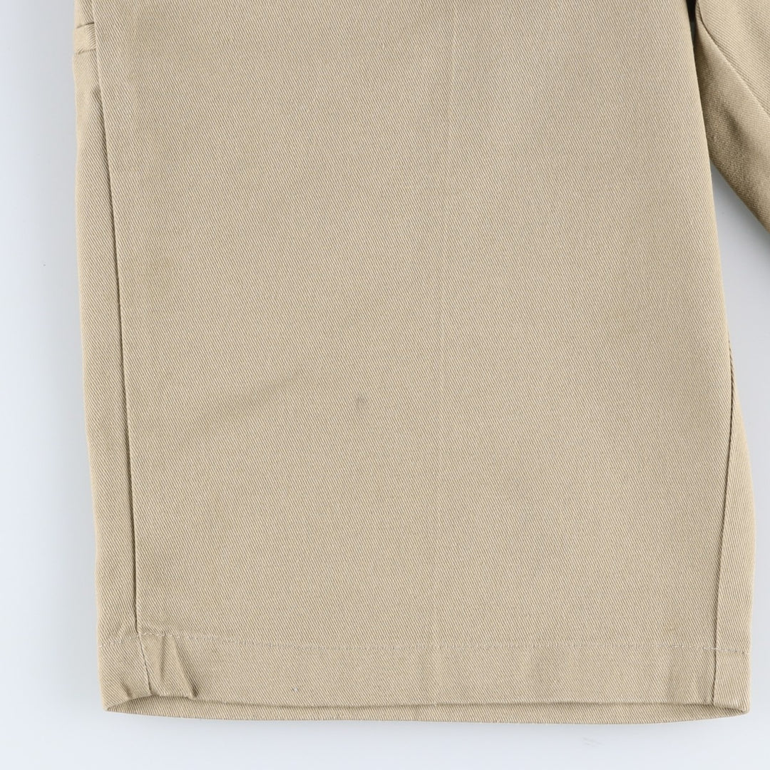 Dickies Work Shorts, Half Pants, Men's, W33 equivalent polyester Beige type Vintage Second Hand