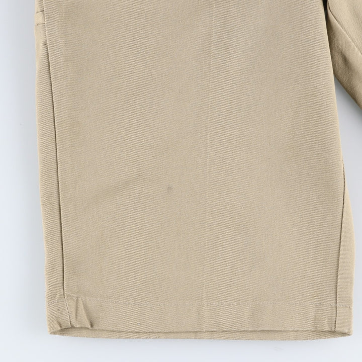 Dickies Work Shorts, Half Pants, Men's, W33 equivalent polyester Beige type Vintage Second Hand