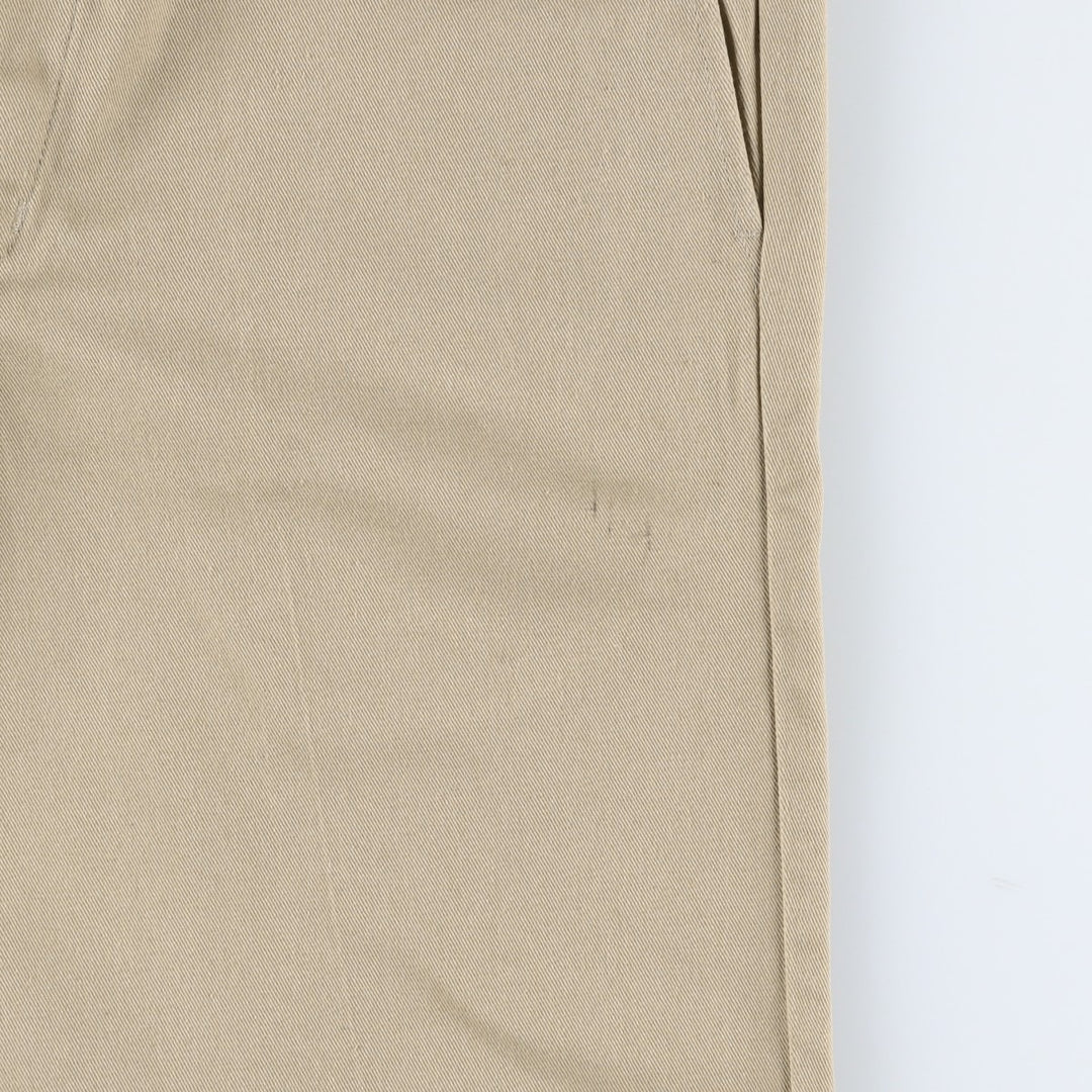 Dickies Work Shorts, Half Pants, Men's, W33 equivalent polyester Beige type Vintage Second Hand