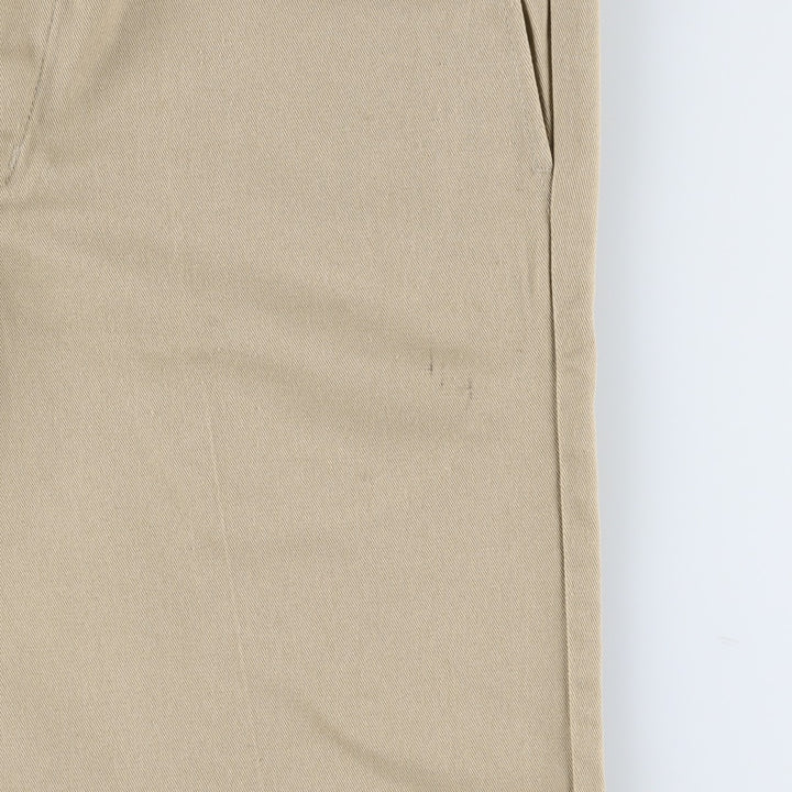 Dickies Work Shorts, Half Pants, Men's, W33 equivalent polyester Beige type Vintage Second Hand
