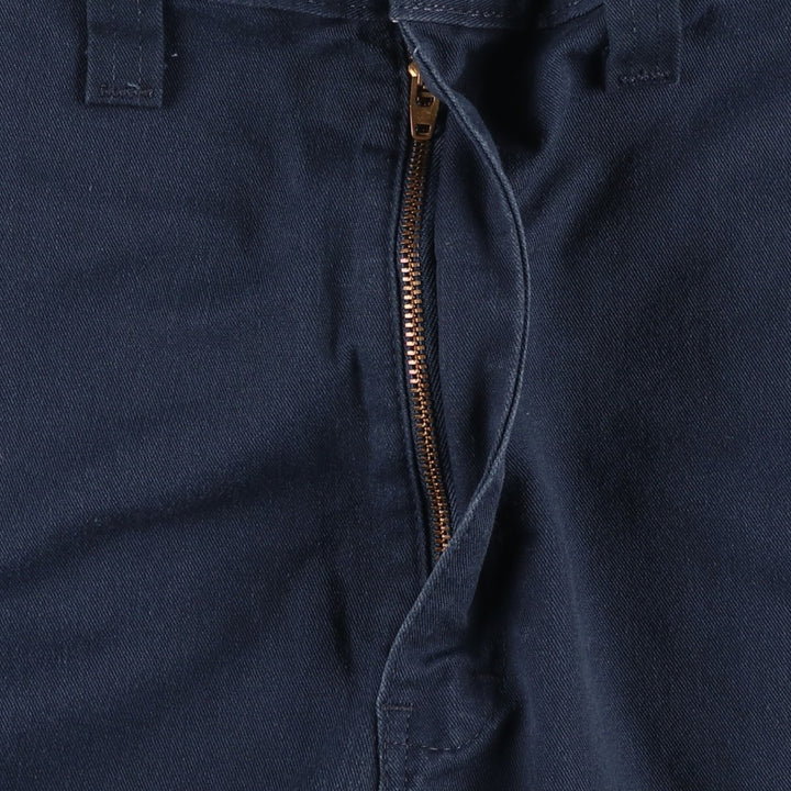 Dickies Work Shorts, Half Pants, Men's, W37 equivalent polyester navy blue type Vintage Second Hand