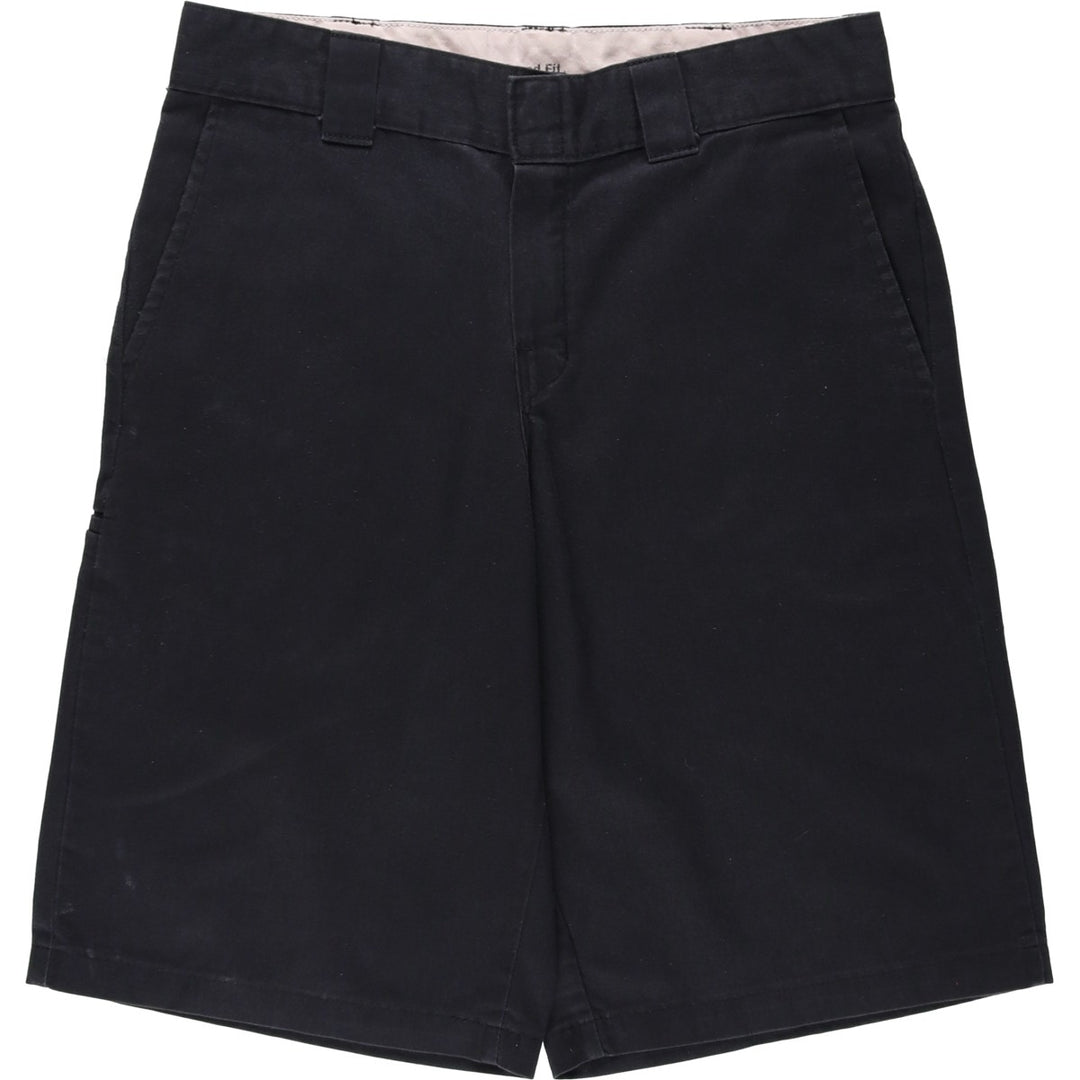 Dickies Relaxed Fit FLEX Work Shorts (Men's, equivalent to W34) polyester black type Vintage Second Hand
