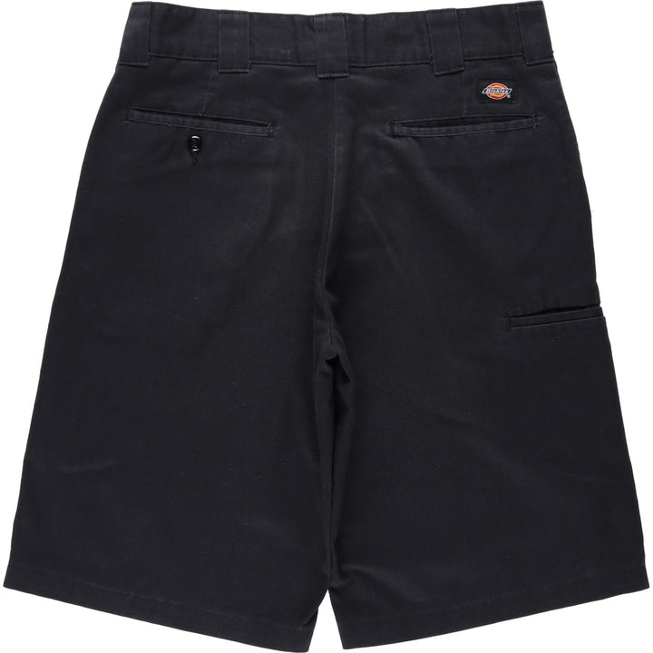 Dickies Relaxed Fit FLEX Work Shorts (Men's, equivalent to W34) polyester black type Vintage Second Hand