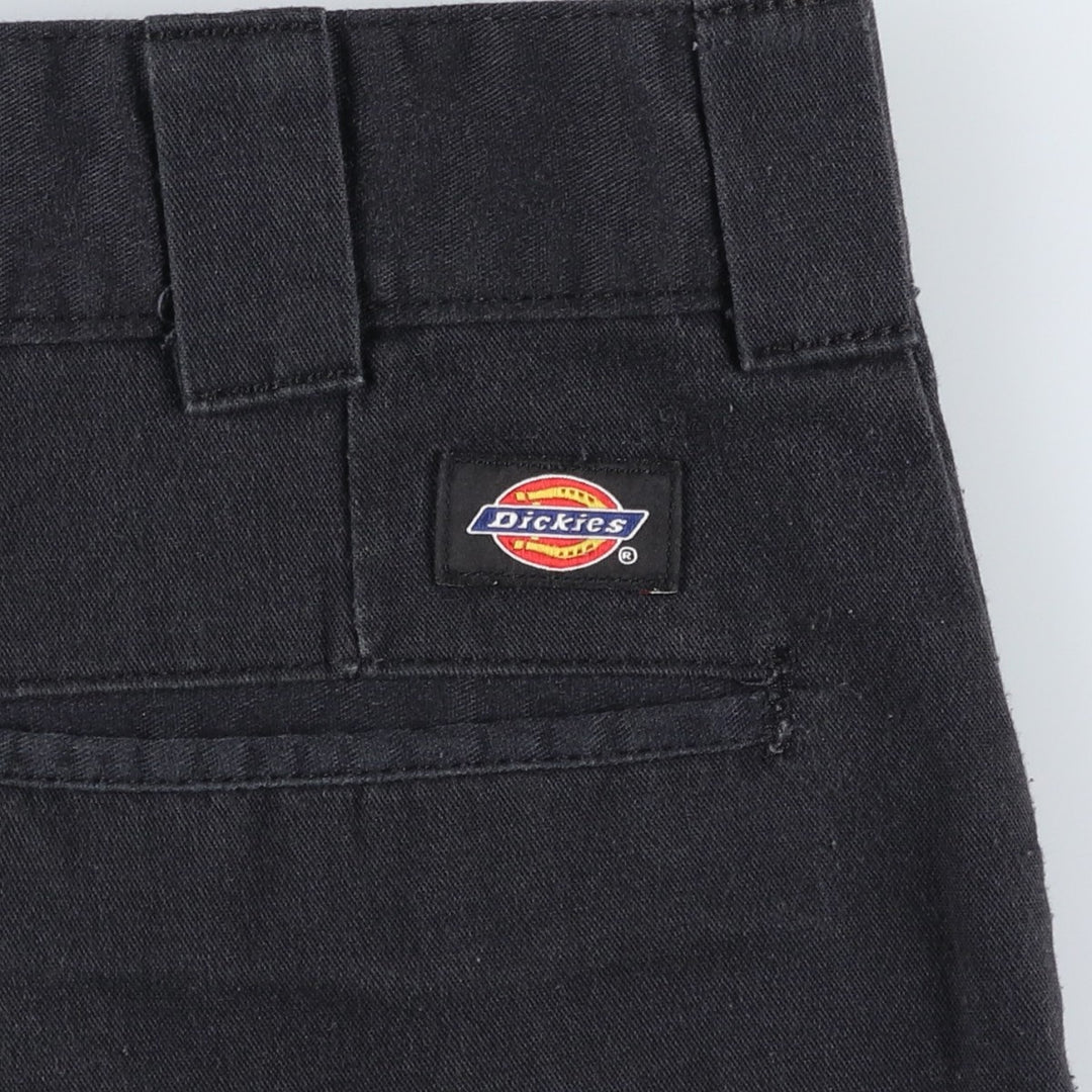Dickies Relaxed Fit FLEX Work Shorts (Men's, equivalent to W34) polyester black type Vintage Second Hand
