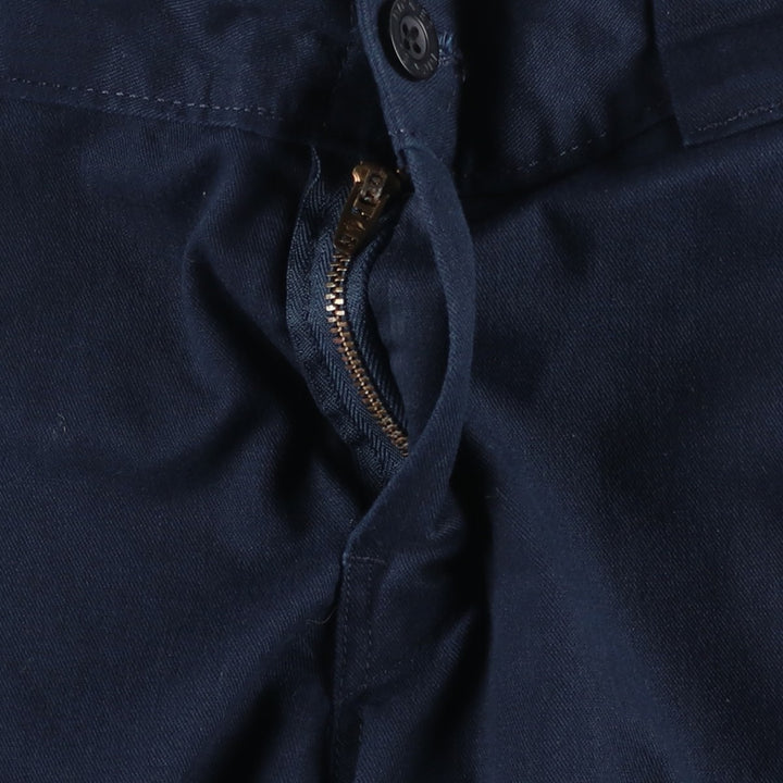 Dickies Regular Fit Cargo Shorts (Men's size W32 equivalent) polyester navy blue type Vintage Second Hand