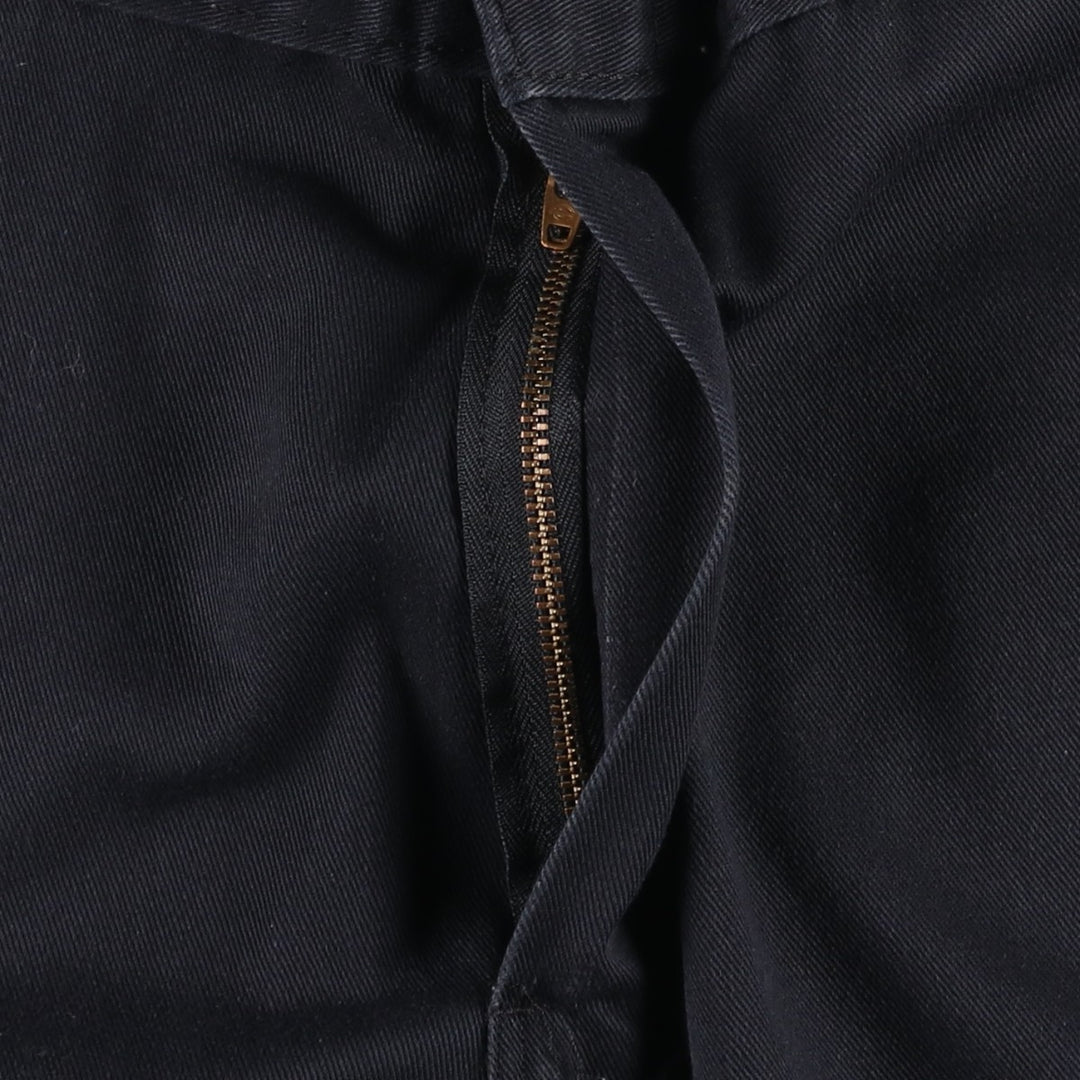 Dickies Loose Fit Cargo Shorts (Men's W35 equivalent) polyester black type Vintage Second Hand