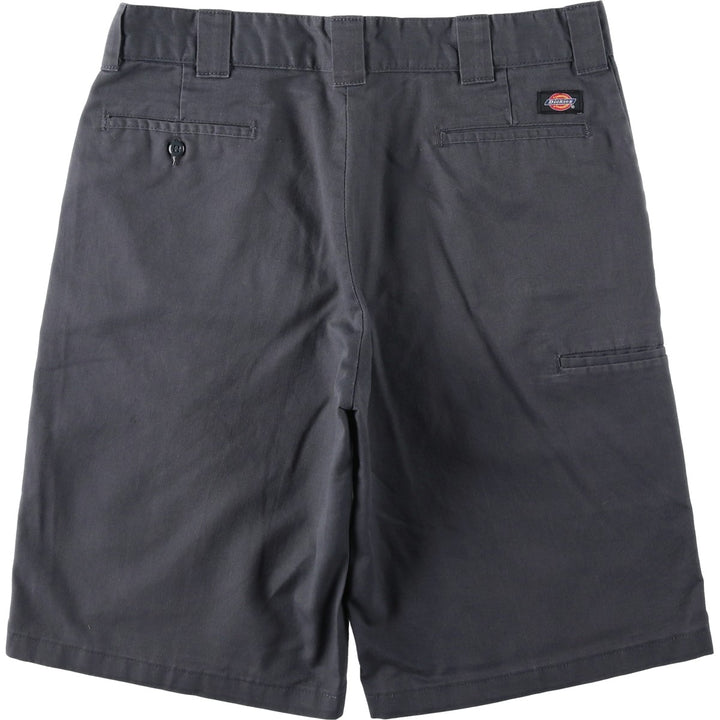 Dickies Relaxed Fit Work Shorts, Half Pants, Men's, W36 equivalent polyester Charcoal Vintage Second Hand