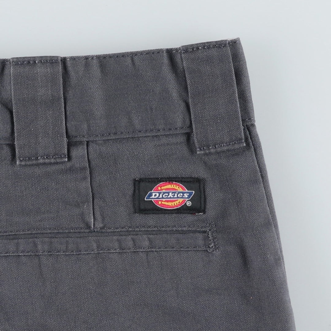 Dickies Relaxed Fit Work Shorts, Half Pants, Men's, W36 equivalent polyester Charcoal Vintage Second Hand