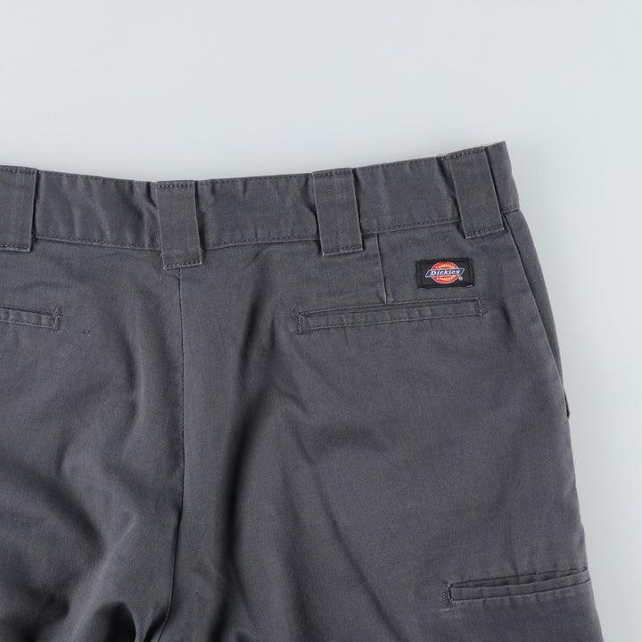 Dickies Relaxed Fit Work Shorts, Half Pants, Men's, W36 equivalent polyester Charcoal Vintage Second Hand