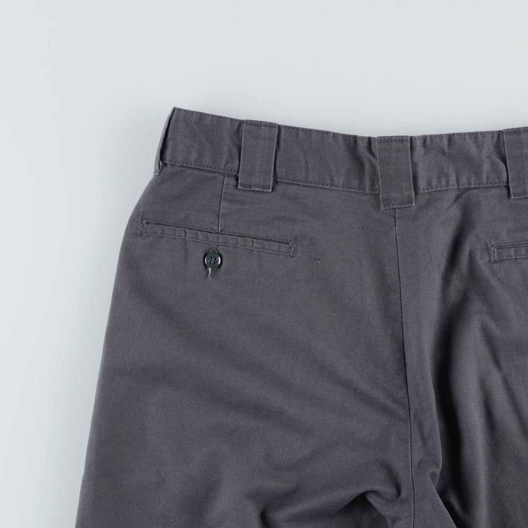Dickies Relaxed Fit Work Shorts, Half Pants, Men's, W36 equivalent polyester Charcoal Vintage Second Hand