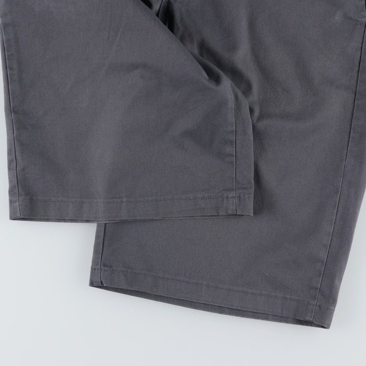 Dickies Relaxed Fit Work Shorts, Half Pants, Men's, W36 equivalent polyester Charcoal Vintage Second Hand