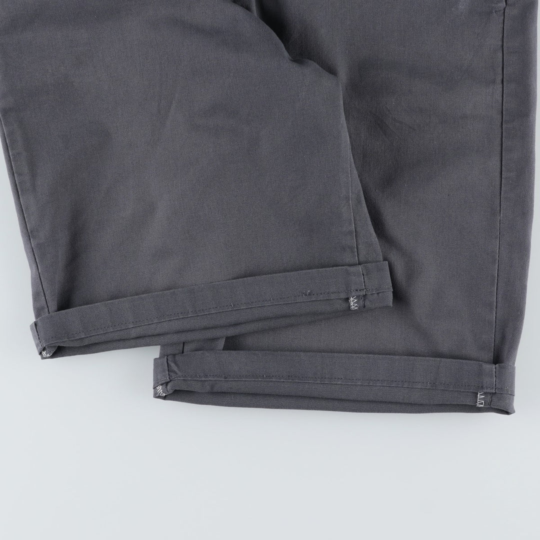 Dickies Relaxed Fit Work Shorts, Half Pants, Men's, W36 equivalent polyester Charcoal Vintage Second Hand