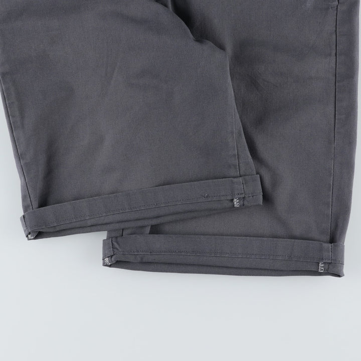 Dickies Relaxed Fit Work Shorts, Half Pants, Men's, W36 equivalent polyester Charcoal Vintage Second Hand