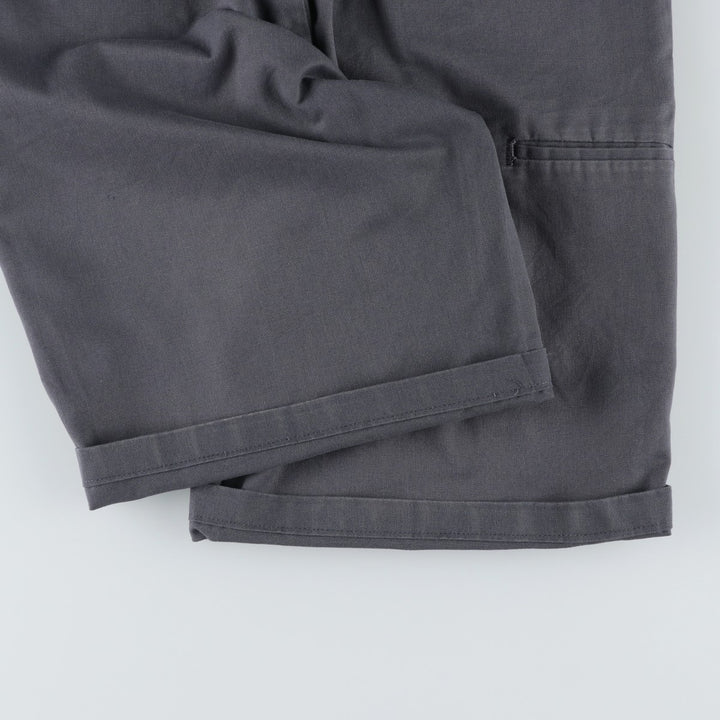 Dickies Relaxed Fit Work Shorts, Half Pants, Men's, W36 equivalent polyester Charcoal Vintage Second Hand