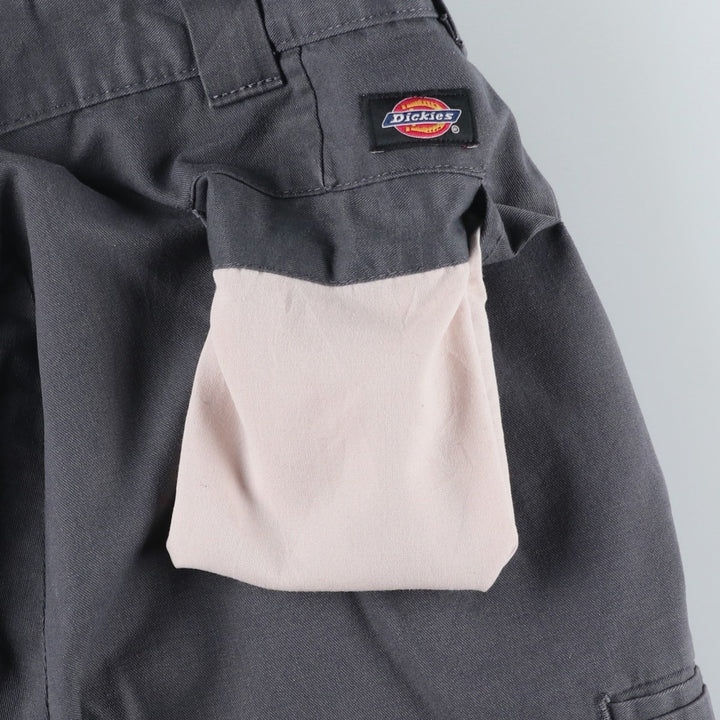 Dickies Relaxed Fit Work Shorts, Half Pants, Men's, W36 equivalent polyester Charcoal Vintage Second Hand