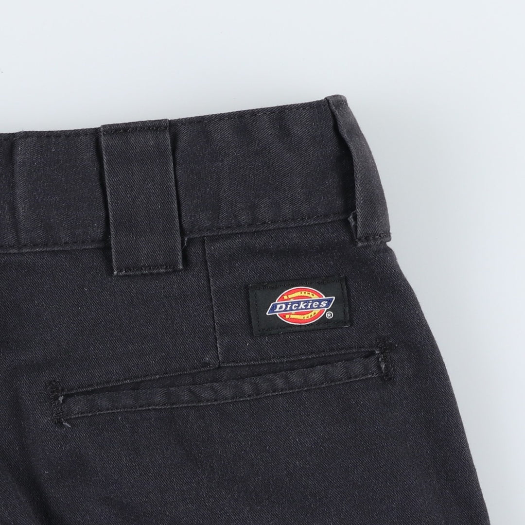 Dickies Relaxed Fit FLEX Work Shorts (Men's, equivalent to W33) polyester black type Vintage Second Hand