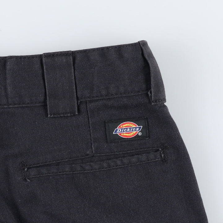 Dickies Relaxed Fit FLEX Work Shorts (Men's, equivalent to W33) polyester black type Vintage Second Hand