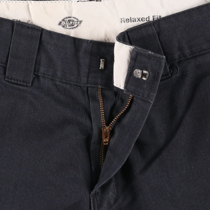 Dickies Relaxed Fit FLEX Work Shorts (Men's, equivalent to W33) polyester black type Vintage Second Hand