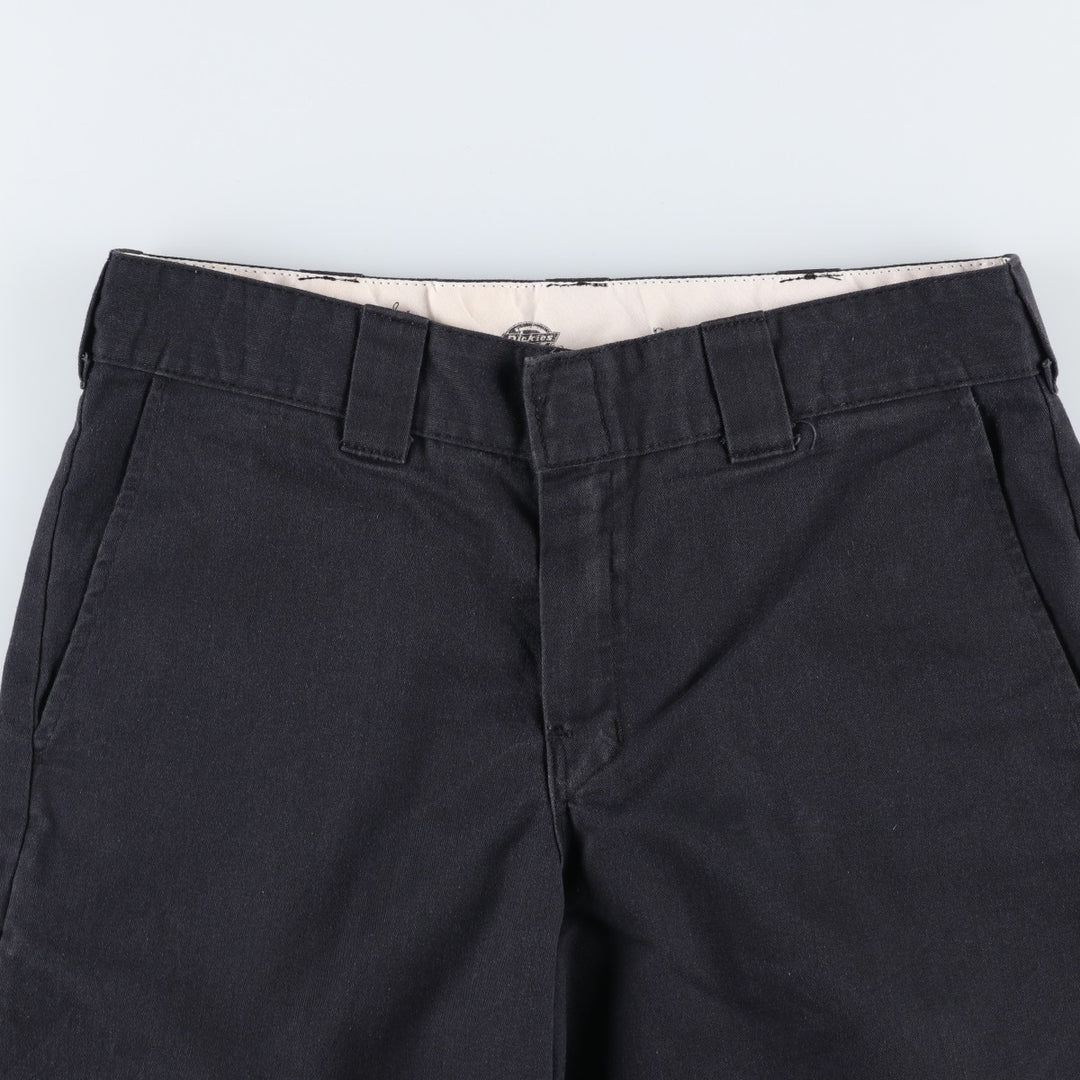 Dickies Relaxed Fit FLEX Work Shorts (Men's, equivalent to W33) polyester black type Vintage Second Hand