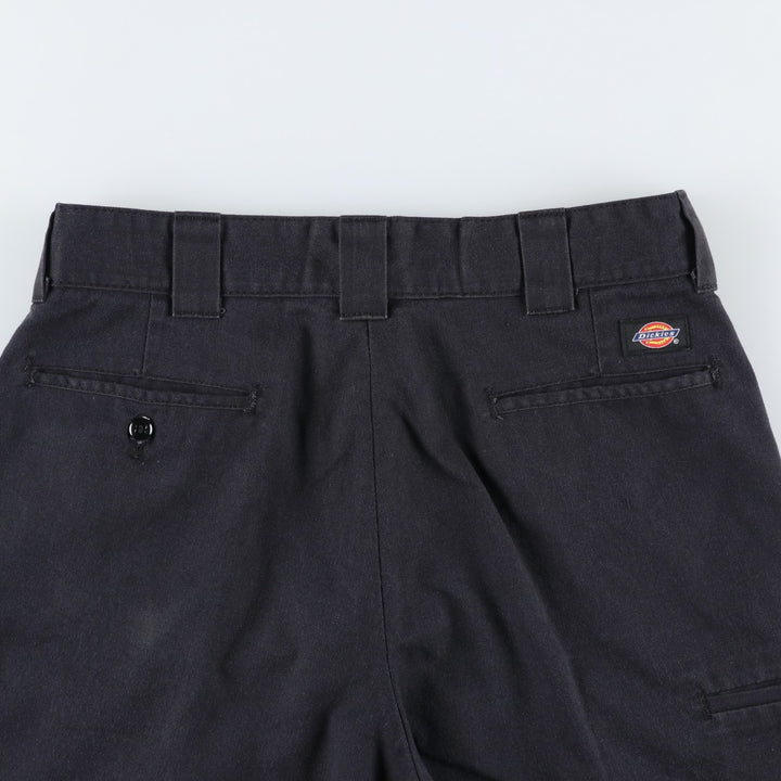 Dickies Relaxed Fit FLEX Work Shorts (Men's, equivalent to W33) polyester black type Vintage Second Hand