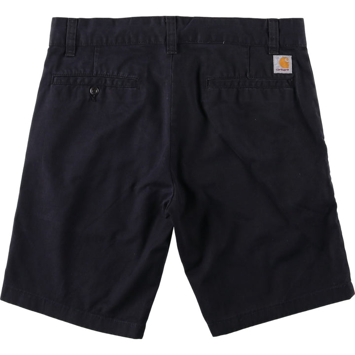 Carhartt UNIT BERMUDA Work Shorts, Men's Size W35 (approx.) polyester black type Vintage Second Hand