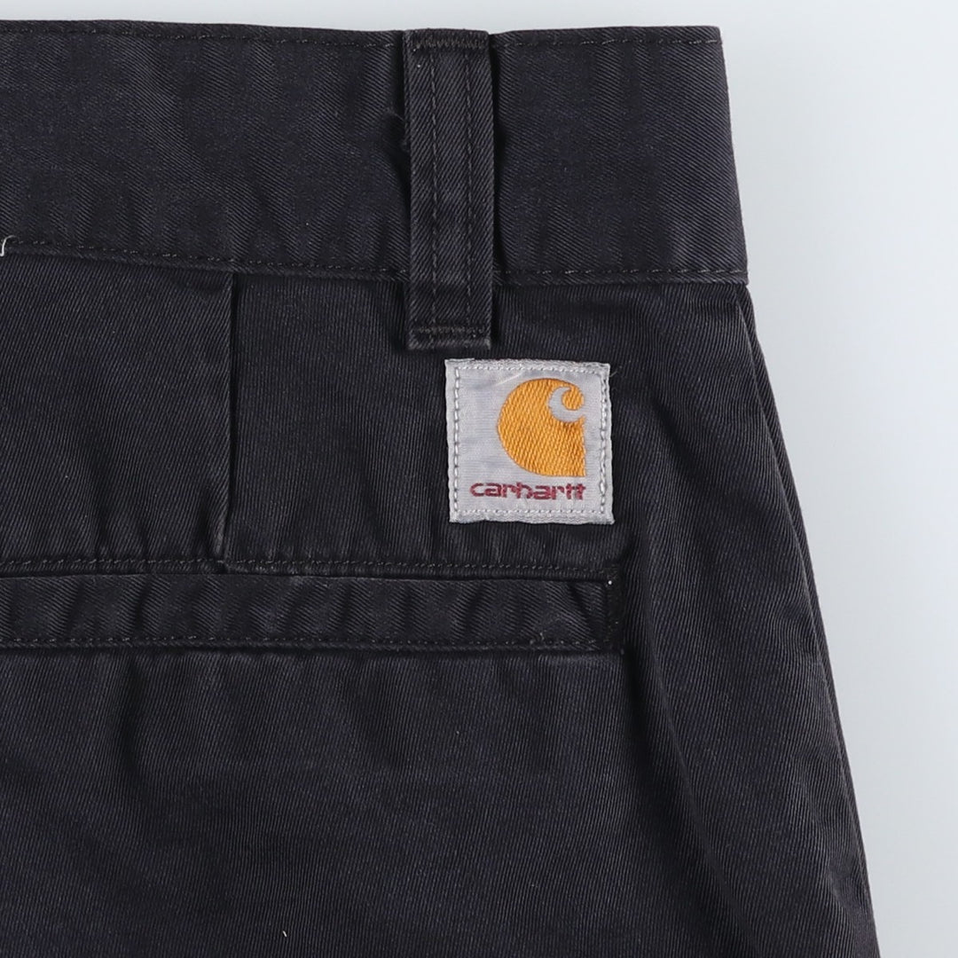 Carhartt UNIT BERMUDA Work Shorts, Men's Size W35 (approx.) polyester black type Vintage Second Hand