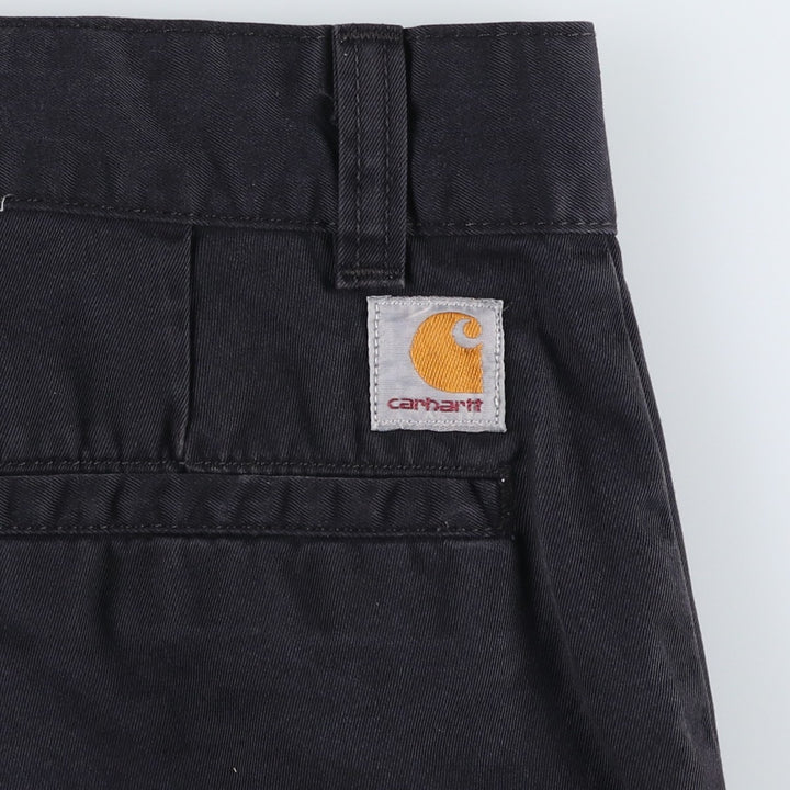 Carhartt UNIT BERMUDA Work Shorts, Men's Size W35 (approx.) polyester black type Vintage Second Hand