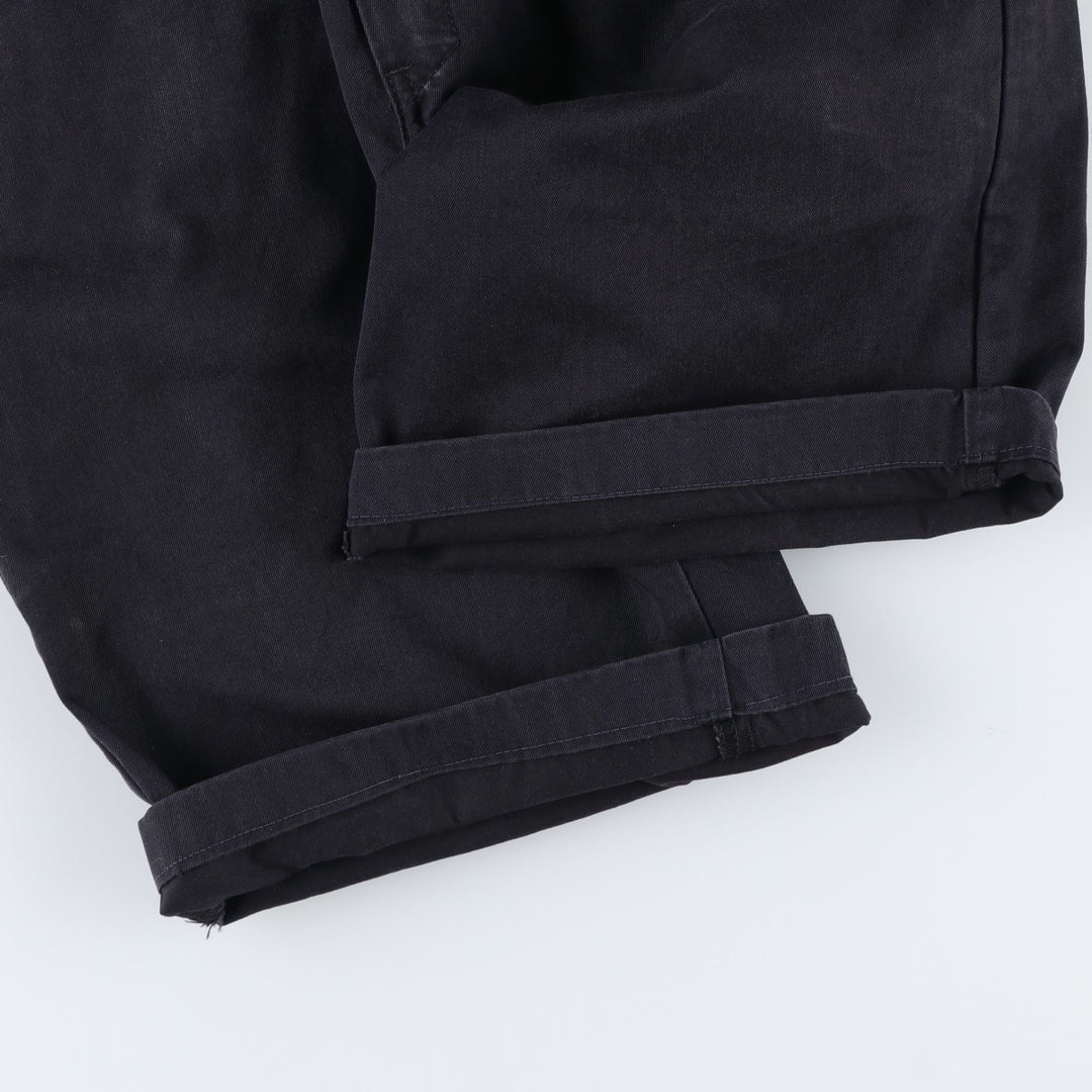Carhartt UNIT BERMUDA Work Shorts, Men's Size W35 (approx.) polyester black type Vintage Second Hand