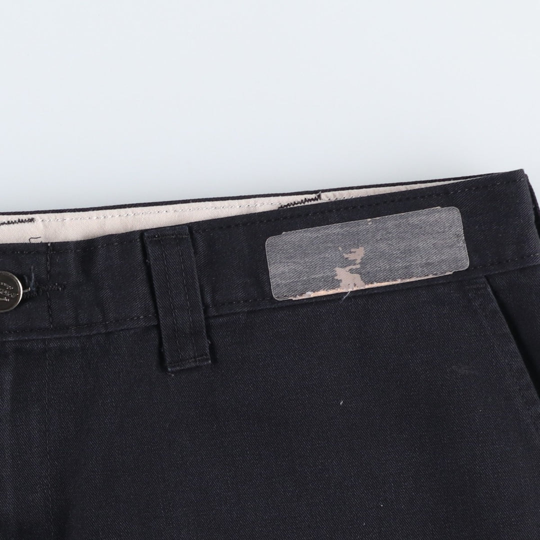 Dickies cargo shorts, half pants, men's size w35 polyester black type Vintage Second Hand