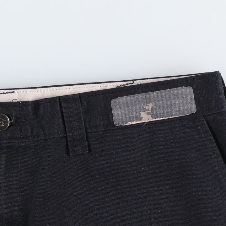Dickies cargo shorts, half pants, men's size w35 polyester black type Vintage Second Hand