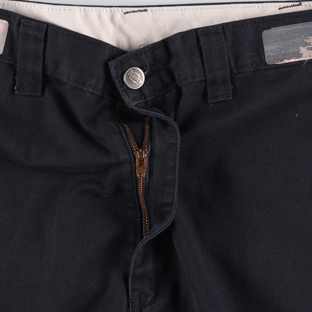 Dickies cargo shorts, half pants, men's size w35 polyester black type Vintage Second Hand