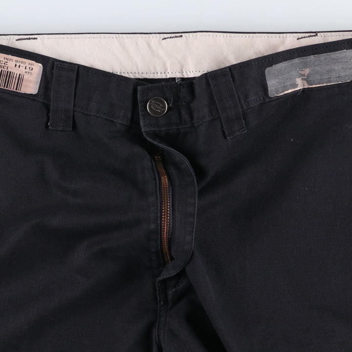 Dickies cargo shorts, half pants, men's size w35 polyester black type Vintage Second Hand