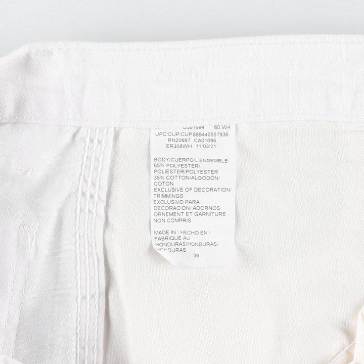 Dickies Painter Shorts, Men's W37 (approx.) polyester white type Vintage Second Hand