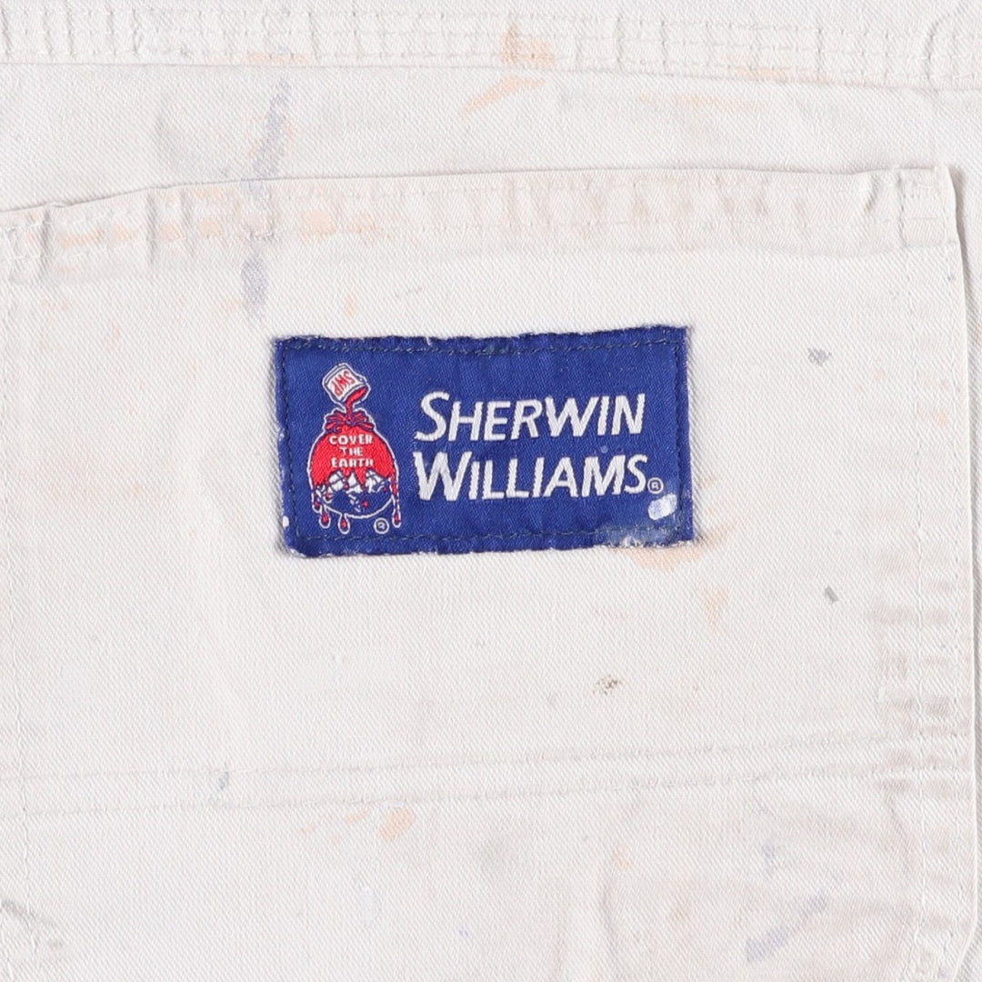 Dickies SHERWIN WILLIAMS Painter Shorts, Men's W32 (approx.) cotton white type Vintage Second Hand