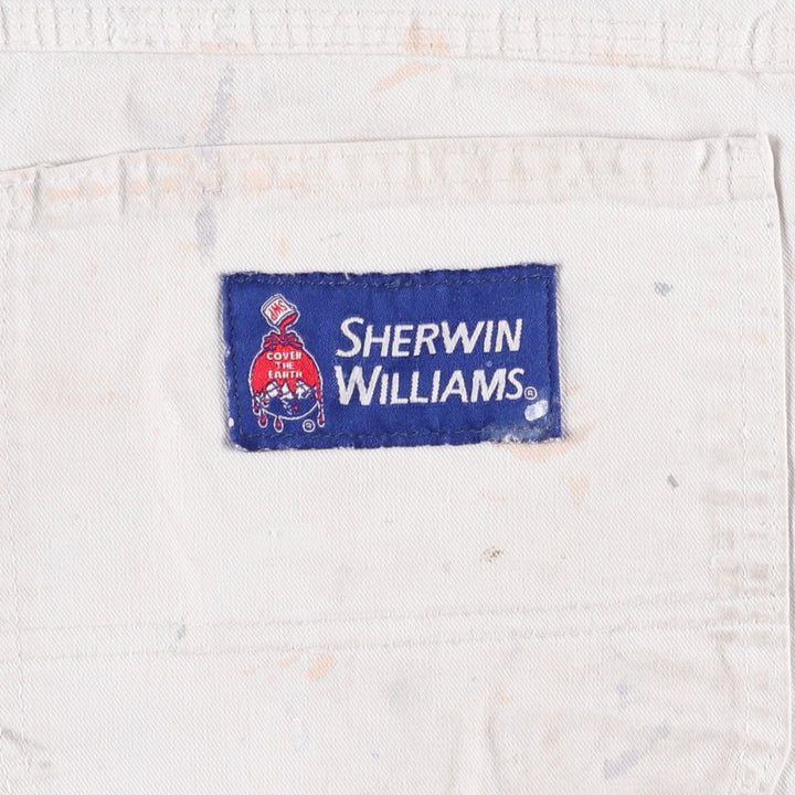 Dickies SHERWIN WILLIAMS Painter Shorts, Men's W32 (approx.) cotton white type Vintage Second Hand