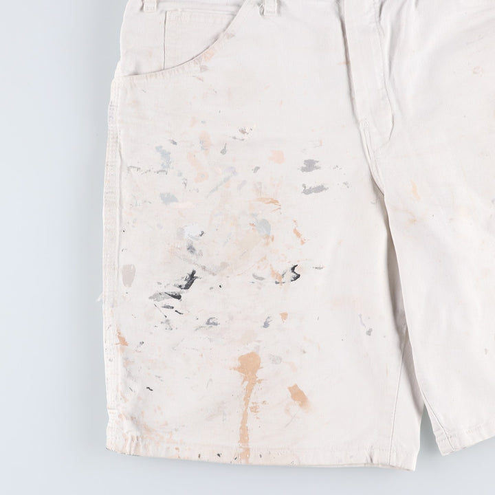 Dickies SHERWIN WILLIAMS Painter Shorts, Men's W32 (approx.) cotton white type Vintage Second Hand