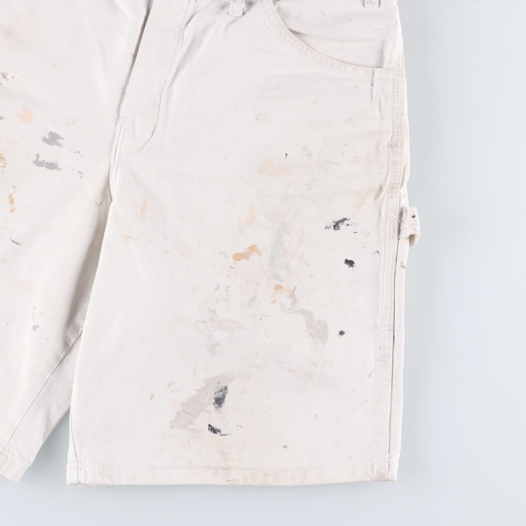 Dickies SHERWIN WILLIAMS Painter Shorts, Men's W32 (approx.) cotton white type Vintage Second Hand