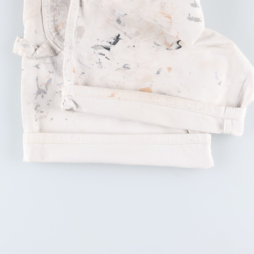 Dickies SHERWIN WILLIAMS Painter Shorts, Men's W32 (approx.) cotton white type Vintage Second Hand