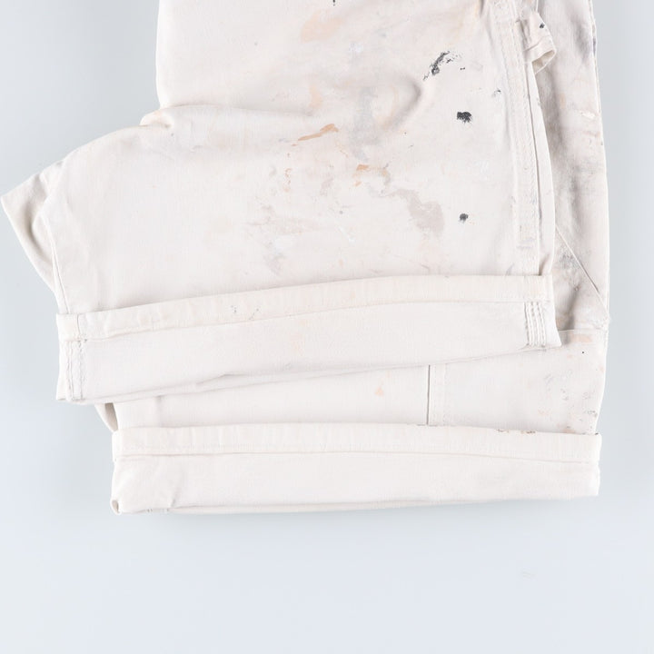 Dickies SHERWIN WILLIAMS Painter Shorts, Men's W32 (approx.) cotton white type Vintage Second Hand