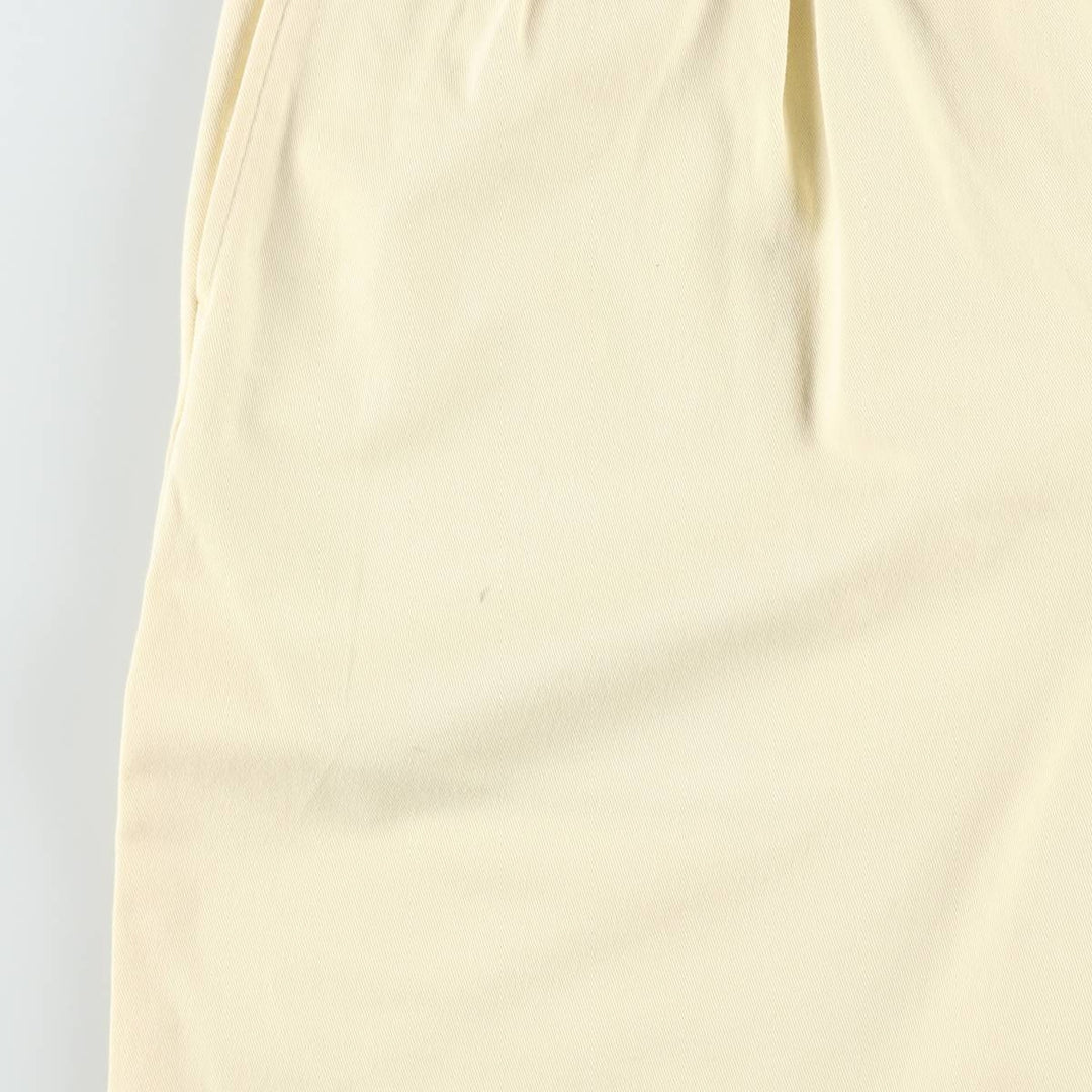 Ralph Lauren Polo Ralph Lauren TYLER SHORT Two-Pleat Chino Shorts Men's W35 (approx.) cotton unbleached Vintage Second Hand
