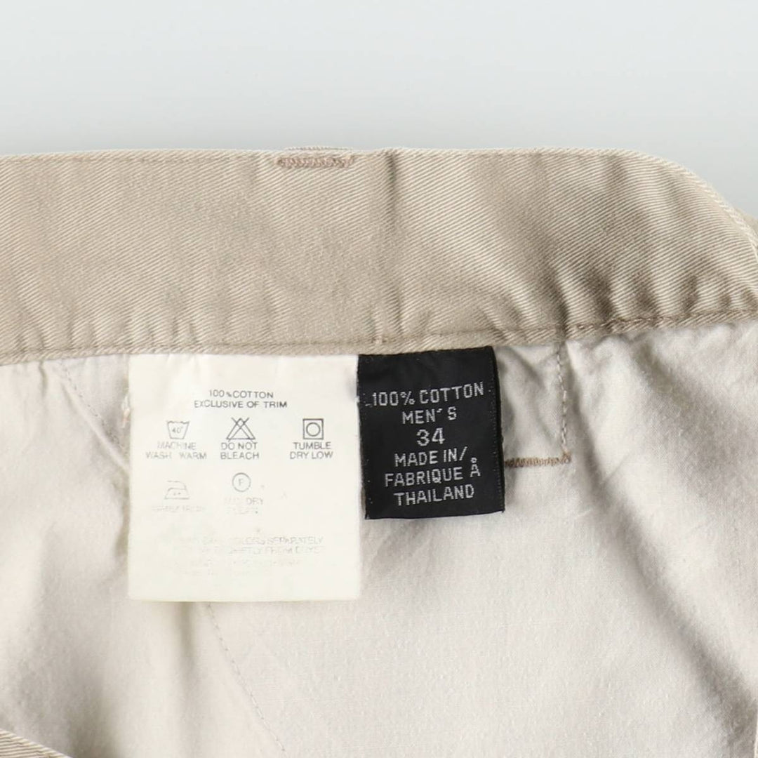 1990'S Patagonia 57811S91 Two-Pleat Chino Shorts, Men's Size W33 (approx.), Vintage cotton Beige type Vintage Second Hand