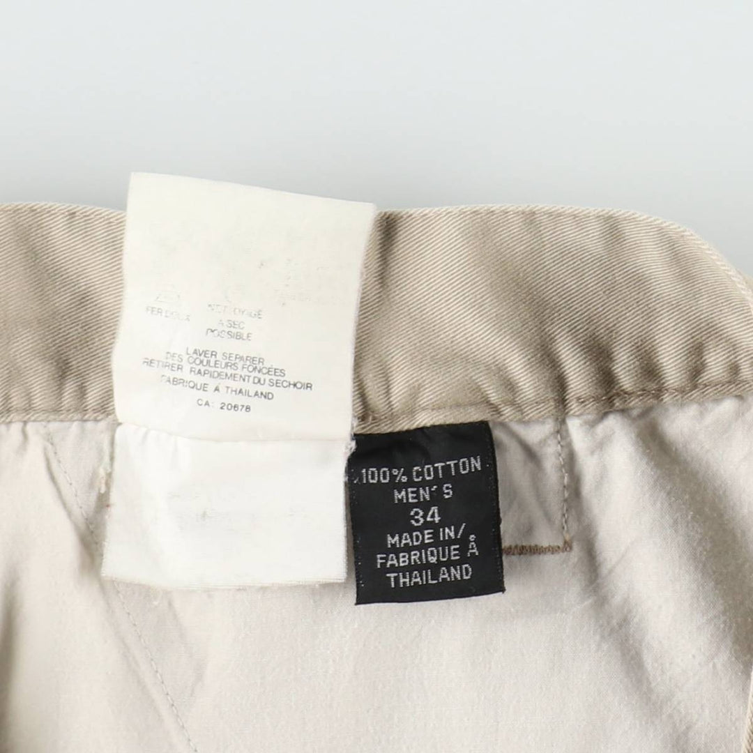 1990'S Patagonia 57811S91 Two-Pleat Chino Shorts, Men's Size W33 (approx.), Vintage cotton Beige type Vintage Second Hand