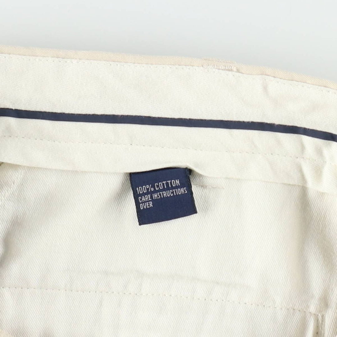 Ralph Lauren POLO GOLF CLASSIC GOLF SHORT Two-Pleat Chino Shorts Men's W36 (approx.) cotton Beige type Vintage Second Hand