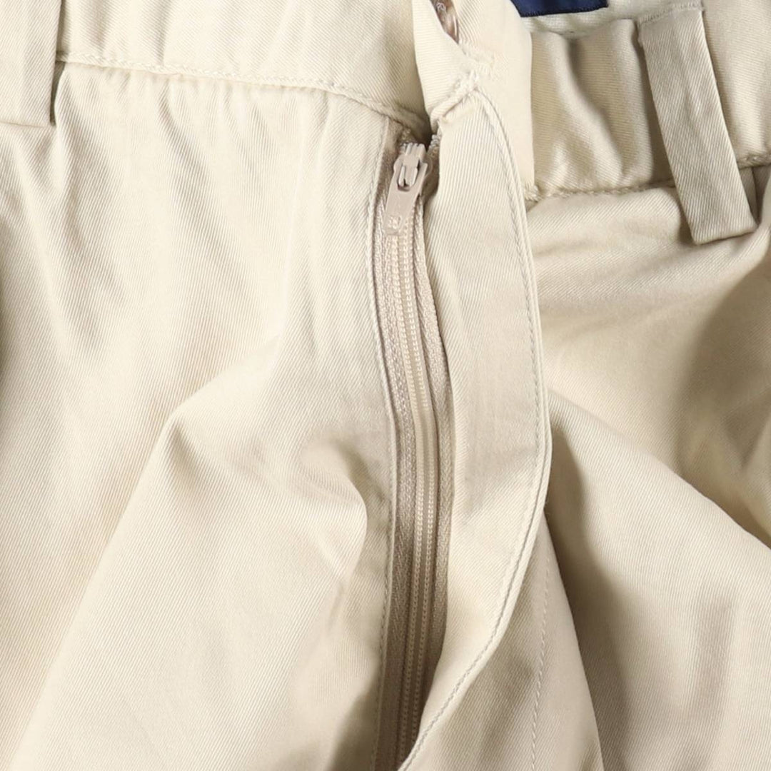 Ralph Lauren POLO GOLF CLASSIC GOLF SHORT Two-Pleat Chino Shorts Men's W36 (approx.) cotton Beige type Vintage Second Hand