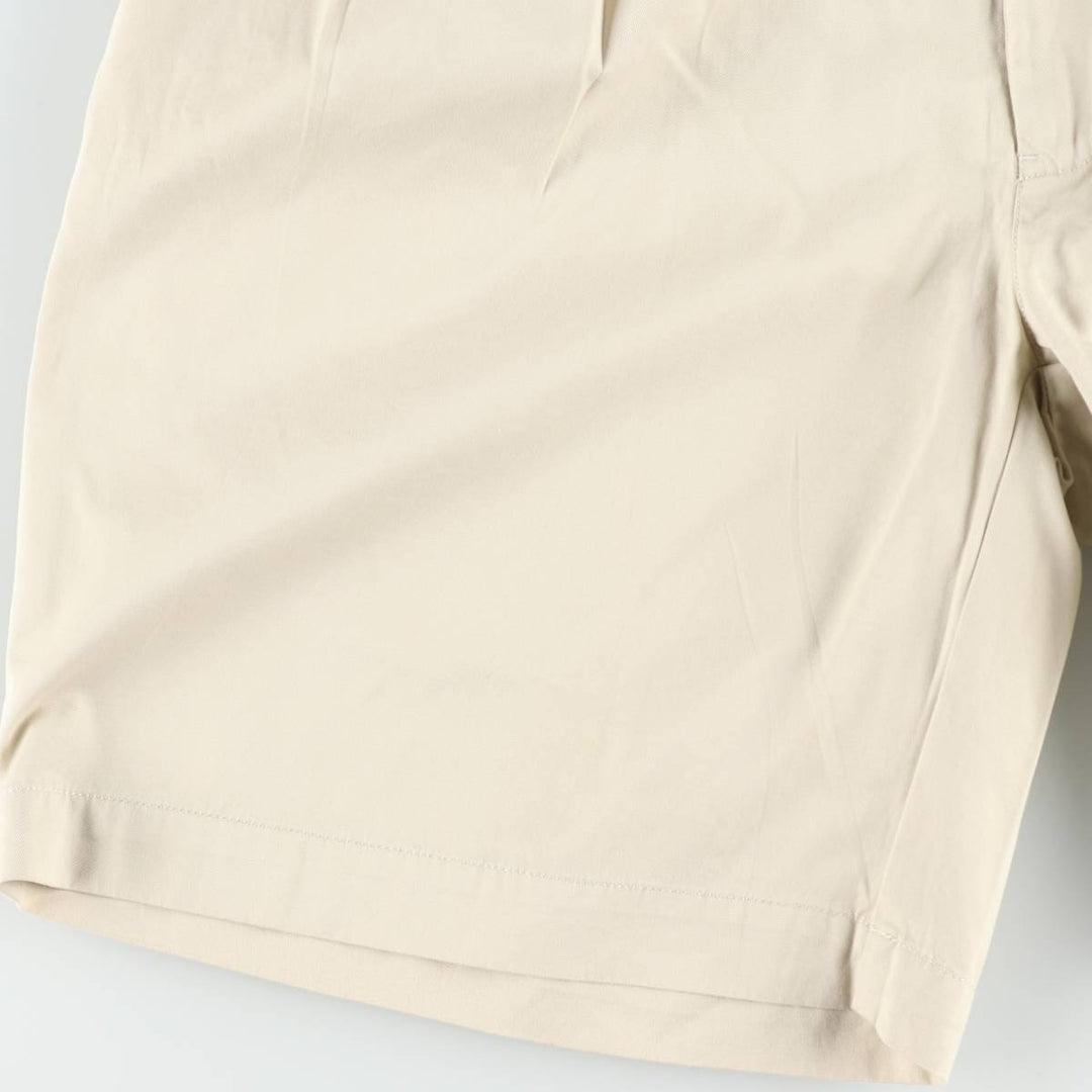 Ralph Lauren POLO GOLF CLASSIC GOLF SHORT Two-Pleat Chino Shorts Men's W36 (approx.) cotton Beige type Vintage Second Hand