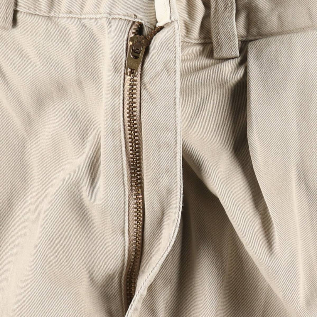 Ralph Lauren Polo Ralph Lauren TYLER SHORT Two-Pleat Chino Shorts Men's W30 (approx.) cotton Beige type Vintage Second Hand
